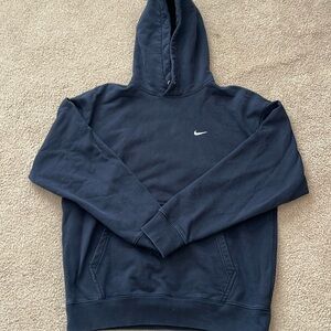 Black Nike brand hoodie, size L